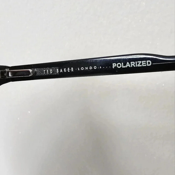 Ted Baker London Polarized Sunglasses Designer Blue Gray  Black - Picture 7 of 9